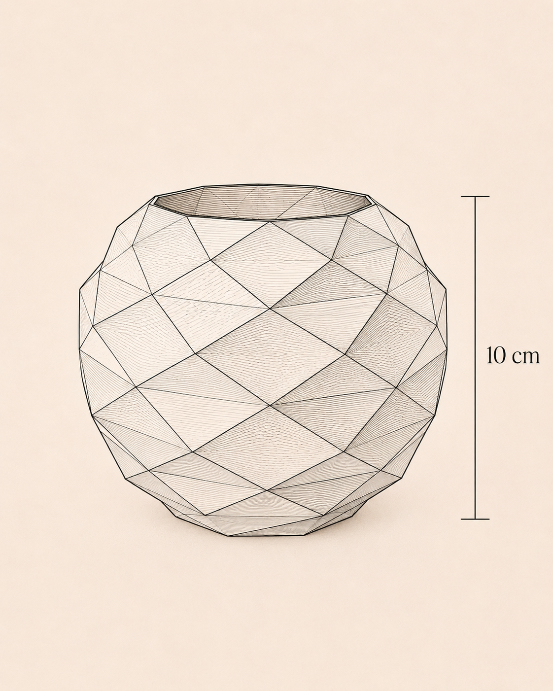 Crystal Geometric Planter
